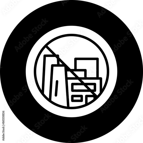 No Fossil Fuels Icon Style