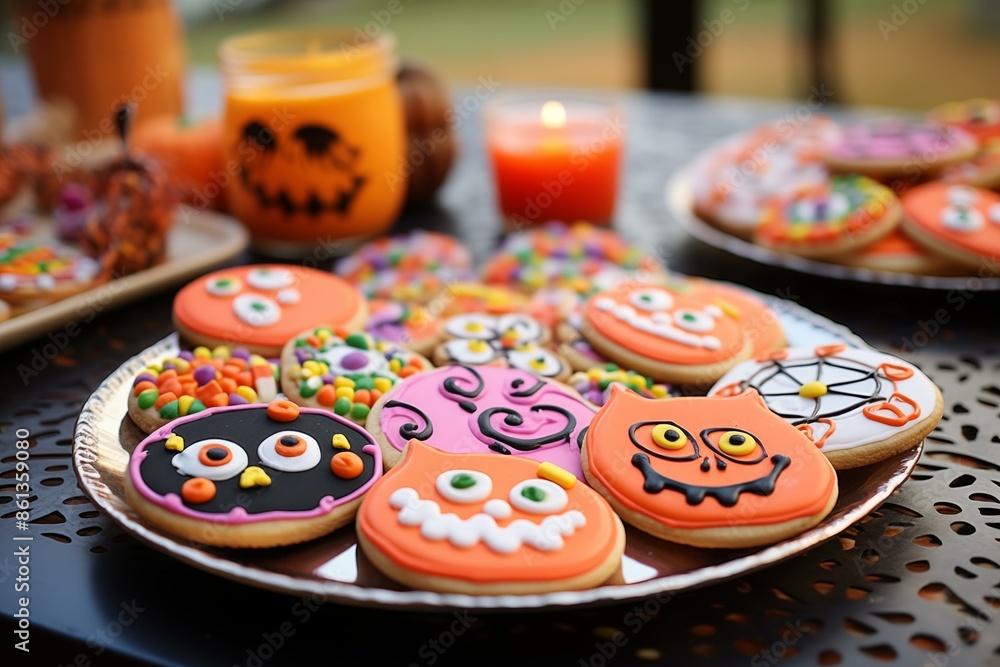 Spooky Halloween Cookies Decorated by Kids Spooky Halloween Cookies Decorated by Kids