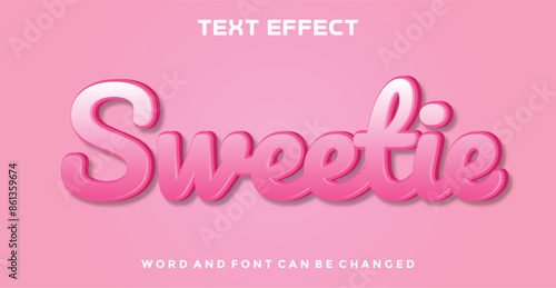 Swetie editable text effect