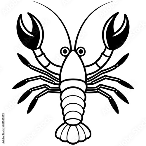 illustration of a lobster