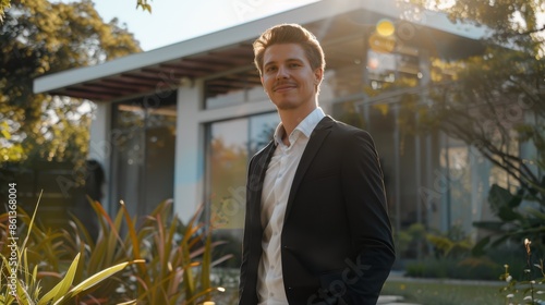 Wallpaper Mural The man in modern suit Torontodigital.ca