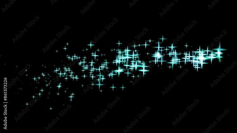 Golden, Blue Fairy Glitter Dust Particles Transitions black screen background Golden, Blue Fairy Glitter Dust Particles Transitions black screen background