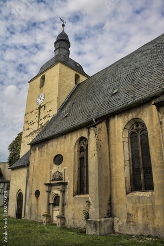 Obraz na płótnie güsten, deutschland - kirche st. vitus in der altstadt w salonie