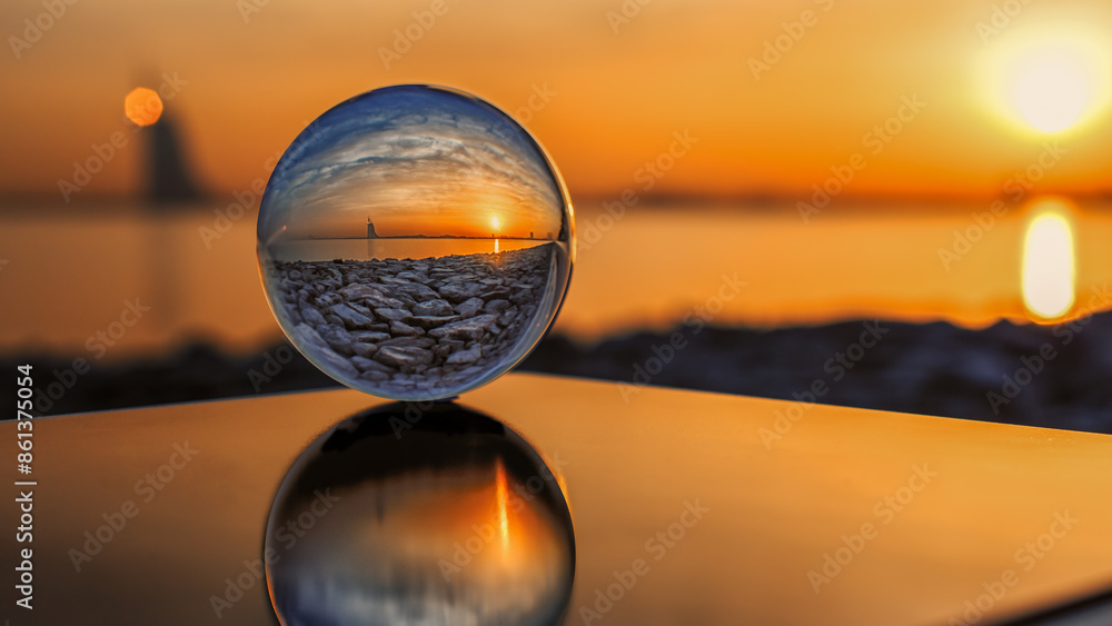 custom made wallpaper toronto digitalglass ball on the beach