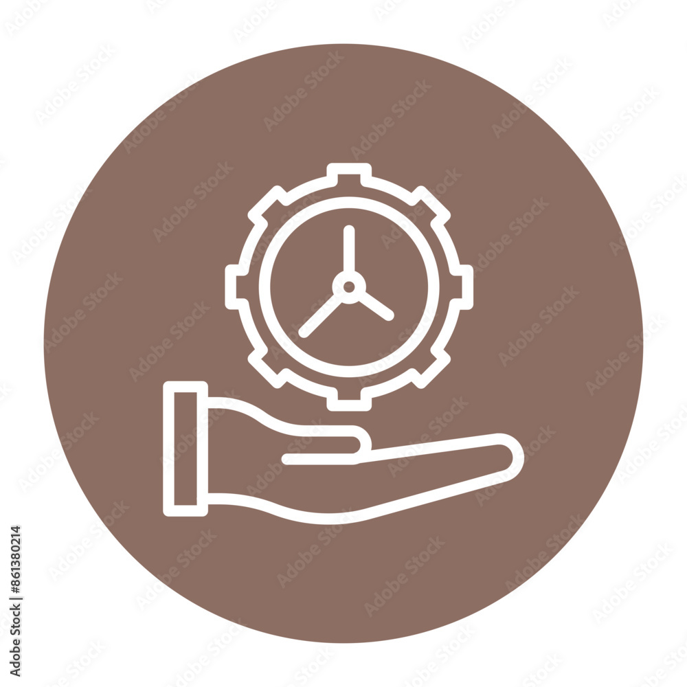 Time Management icon vector image. Can be used for Business Performance. Time Management icon vector image. Can be used for Business Performance.