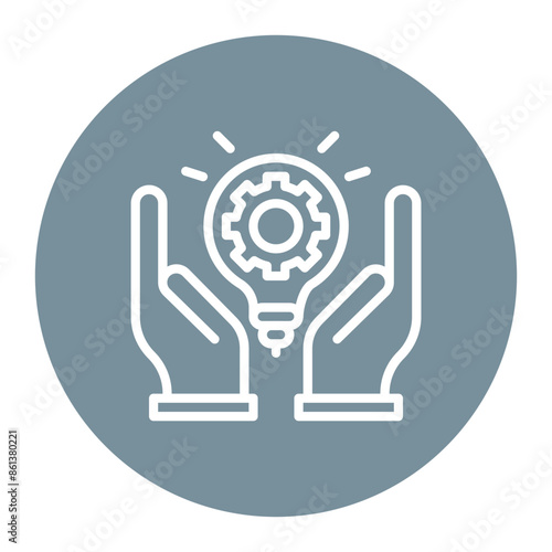 Technology Adoption icon vector image. Can be used for Business Performance.