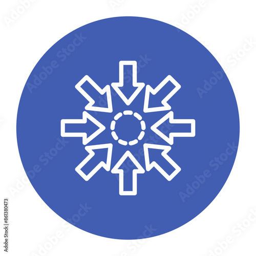 Impact icon vector image. Can be used for Action Plan.