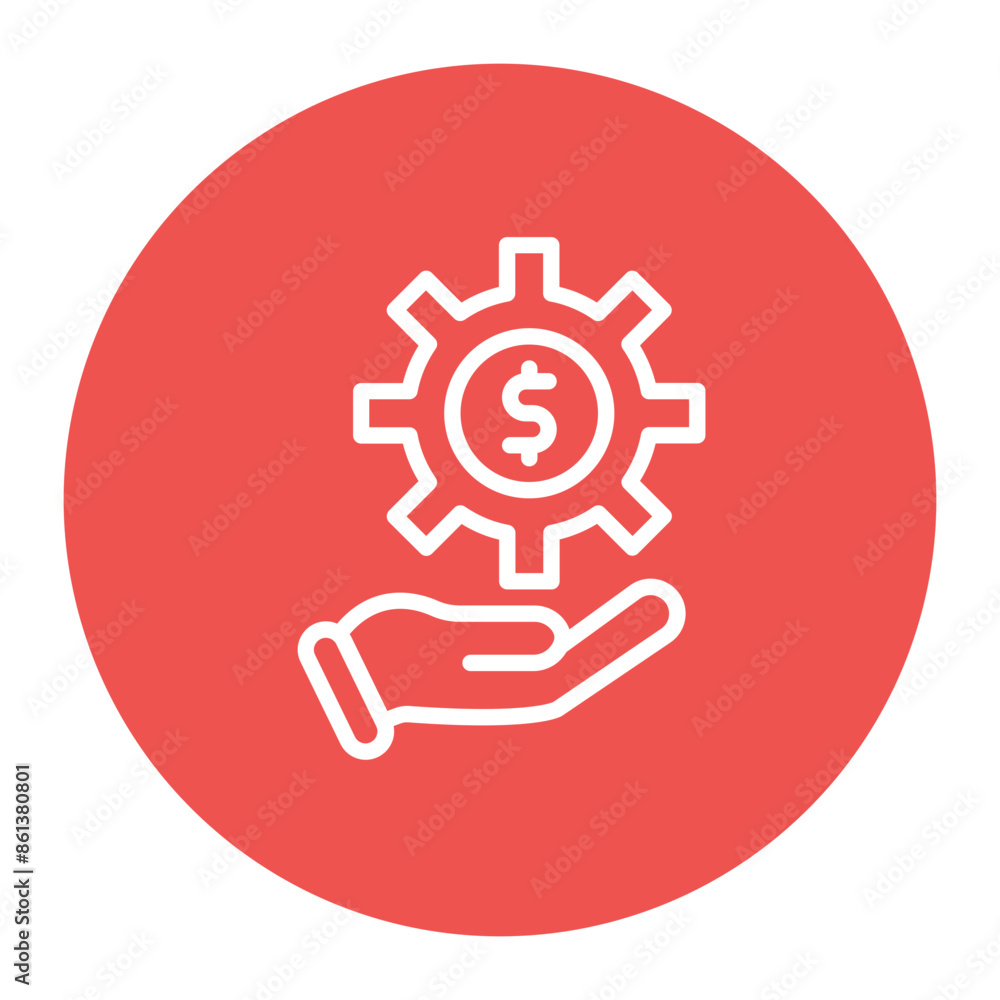 Funding Source icon vector image. Can be used for Loan. Funding Source icon vector image. Can be used for Loan.