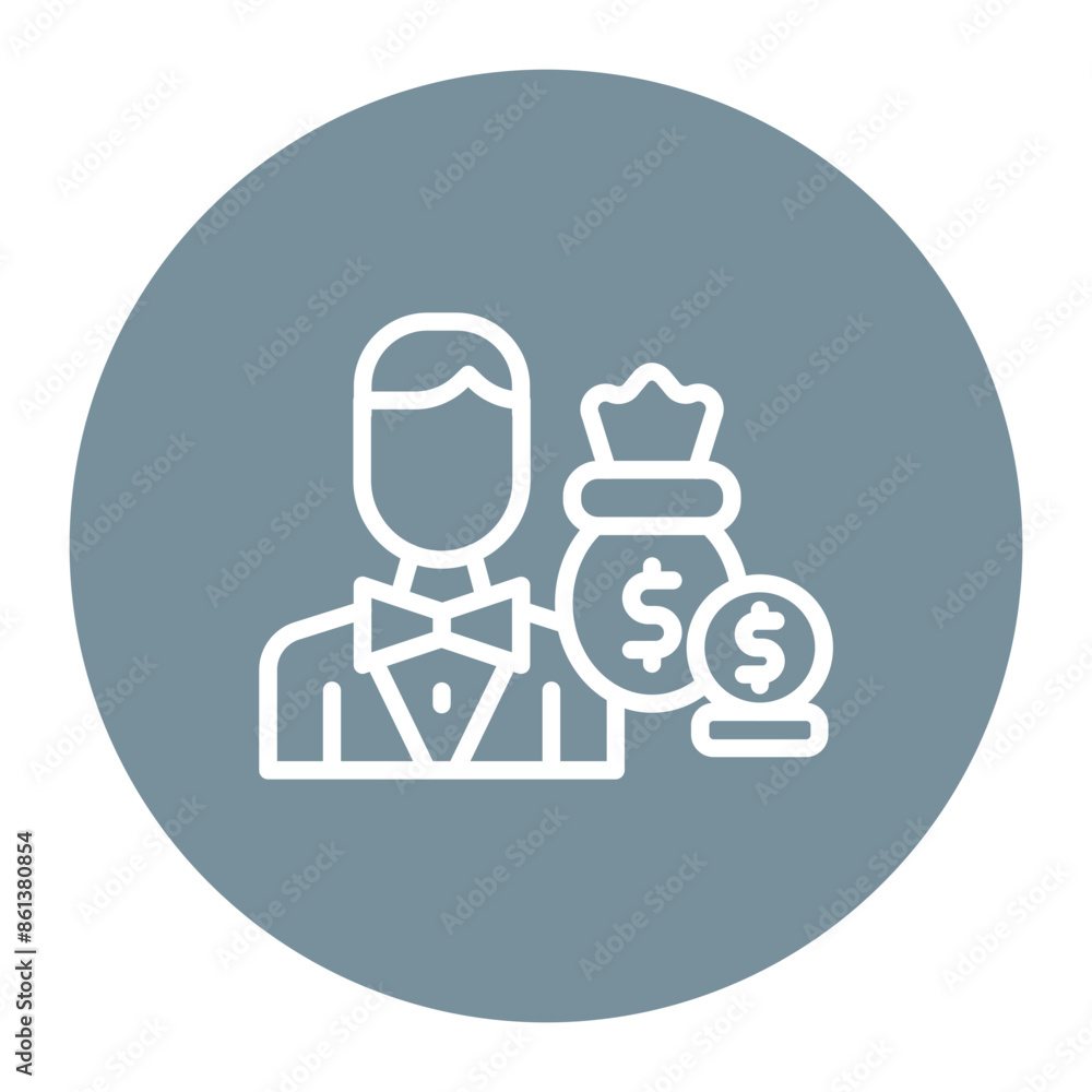 Loan Processor icon vector image. Can be used for Loan. Loan Processor icon vector image. Can be used for Loan.