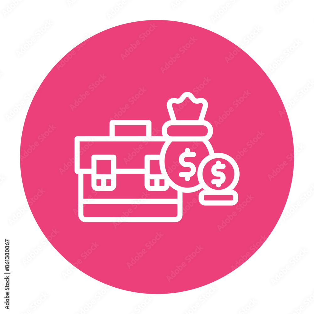 Loan Portfolio icon vector image. Can be used for Loan. Loan Portfolio icon vector image. Can be used for Loan.