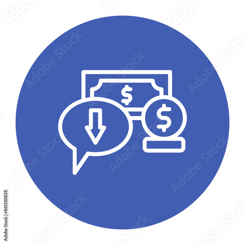 Loan Closure icon vector image. Can be used for Loan.