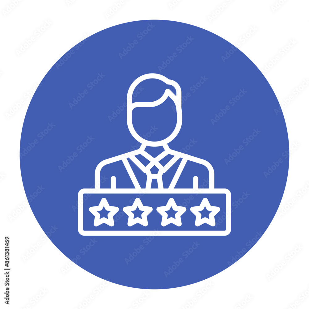 Client Satisfaction icon vector image. Can be used for Freelancer. Client Satisfaction icon vector image. Can be used for Freelancer.