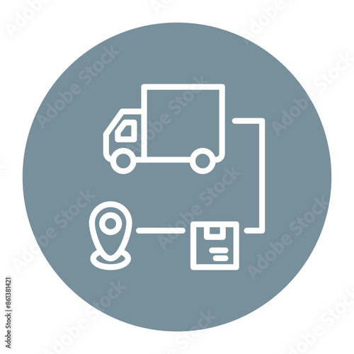 Free Download Supply Chain icon vector image. Can be used for Operations Management. - GFXLoad