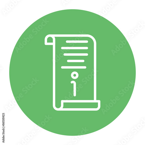 Work Instruction icon vector image. Can be used for Operations Management.