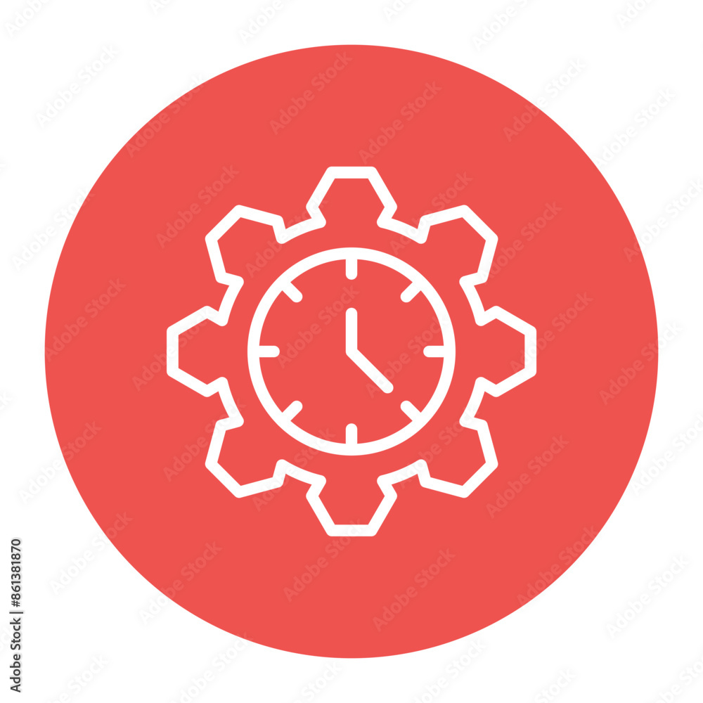 Time Management icon vector image. Can be used for Freelancer. Time Management icon vector image. Can be used for Freelancer.