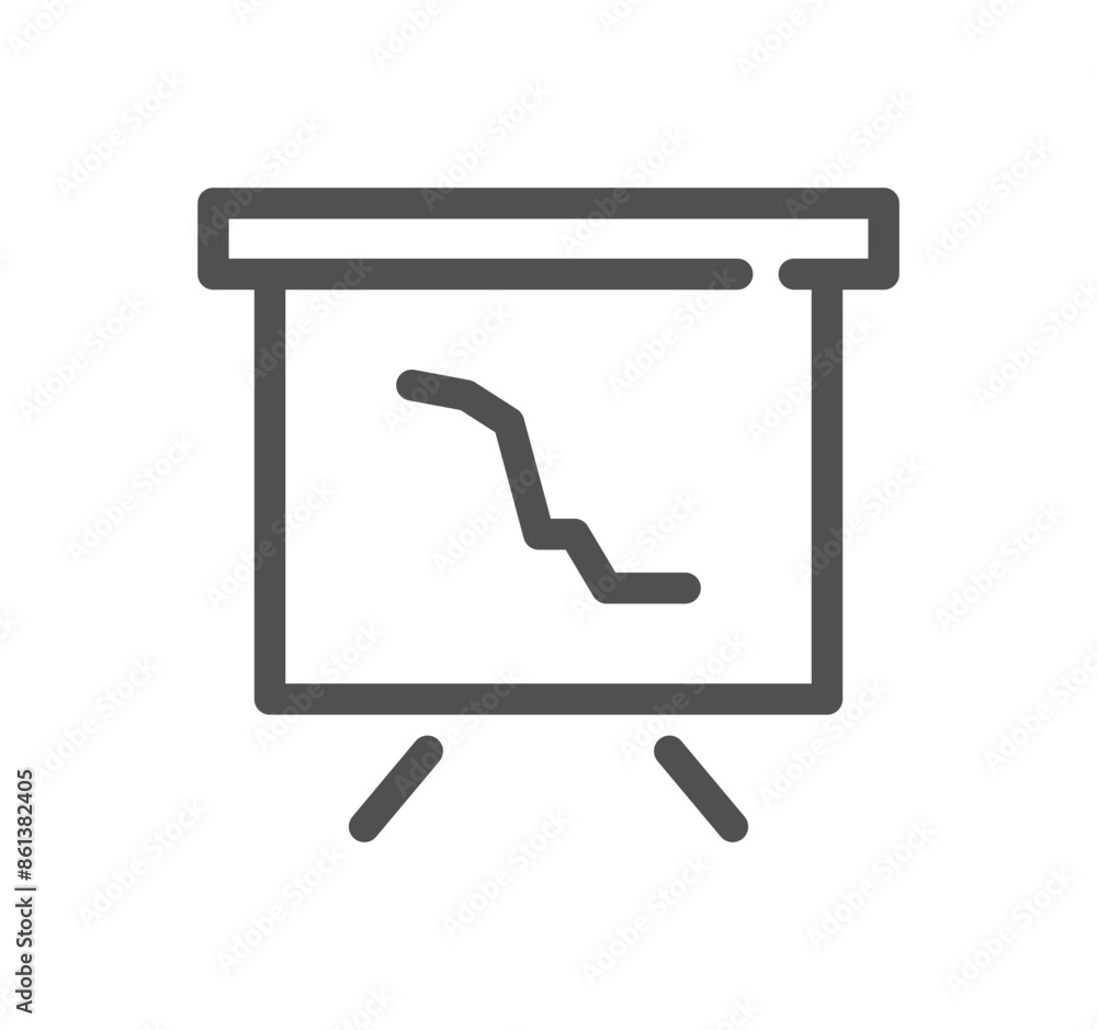 Success and growth related icon outline and linear vector.
Success and growth related icon outline and linear vector.