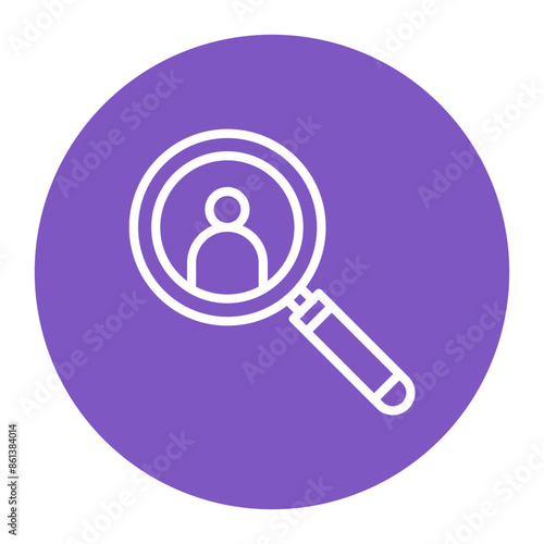 Recruitment icon vector image. Can be used for Professional Services.