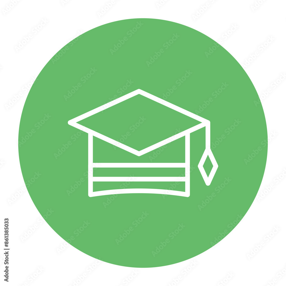 Graduation Cap icon vector image. Can be used for Job Fair. Graduation Cap icon vector image. Can be used for Job Fair.