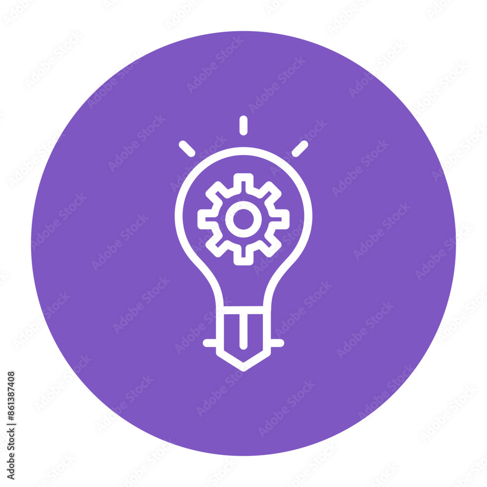 Idea Generation icon vector image. Can be used for Organization. Idea Generation icon vector image. Can be used for Organization.