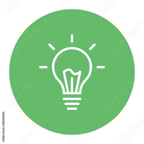 Idea icon vector image. Can be used for Thought Leadership.