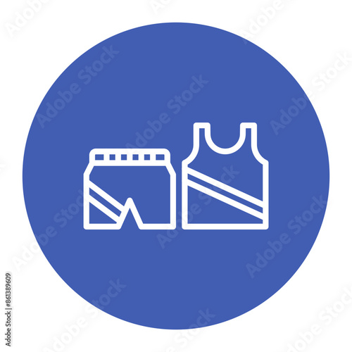 Sportswear icon vector image. Can be used for Physical Wellbeing.