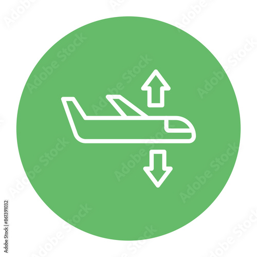 Turbulence icon vector image. Can be used for Airplane.