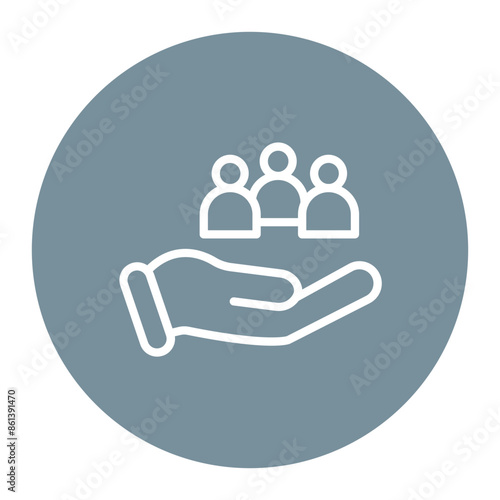 Equity icon vector image. Can be used for Social Justice.