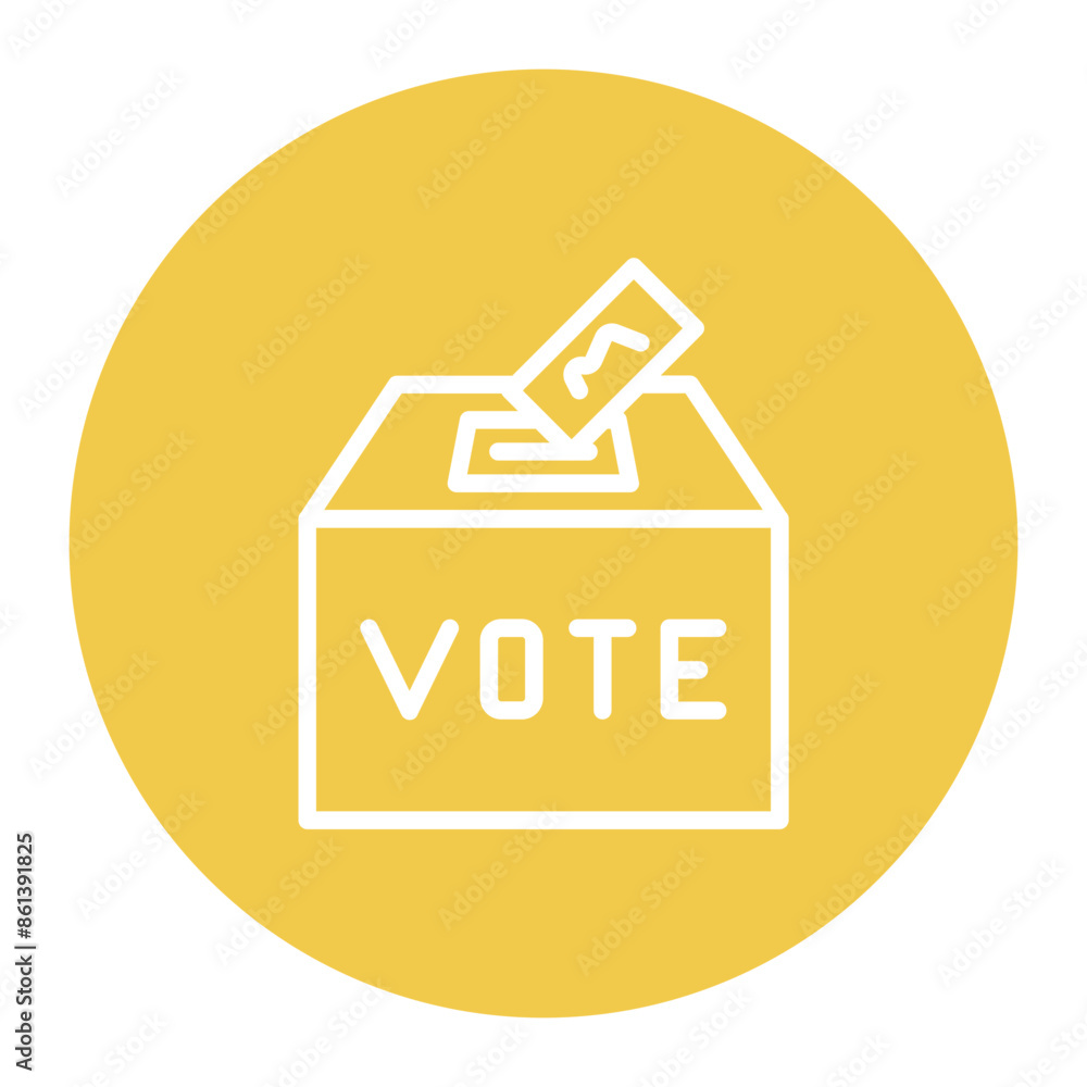 Vote icon vector image. Can be used for Social Justice.
