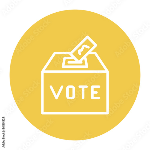 Vote icon vector image. Can be used for Social Justice.