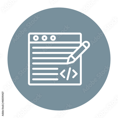 Test Case icon vector image. Can be used for Software Testing.