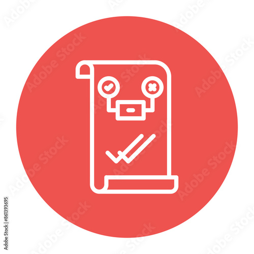 Test Validation icon vector image. Can be used for Software Testing.