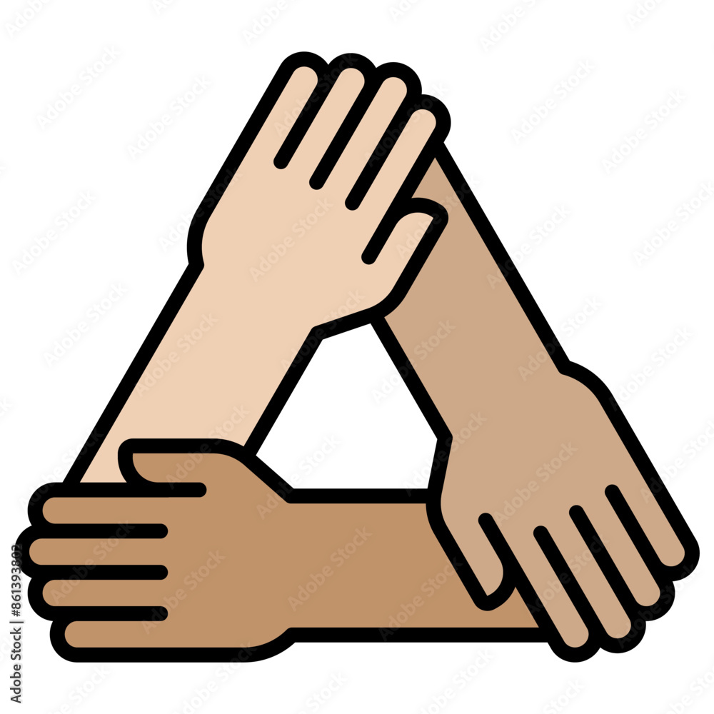 Obraz premium Teamwork icon