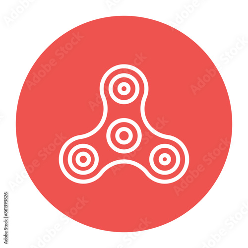 Fidgeting icon vector image. Can be used for ADHD.