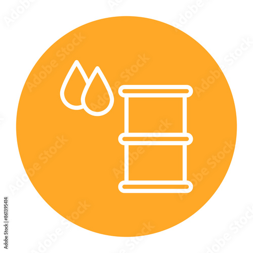Oil icon vector image. Can be used for Raw Metrial.