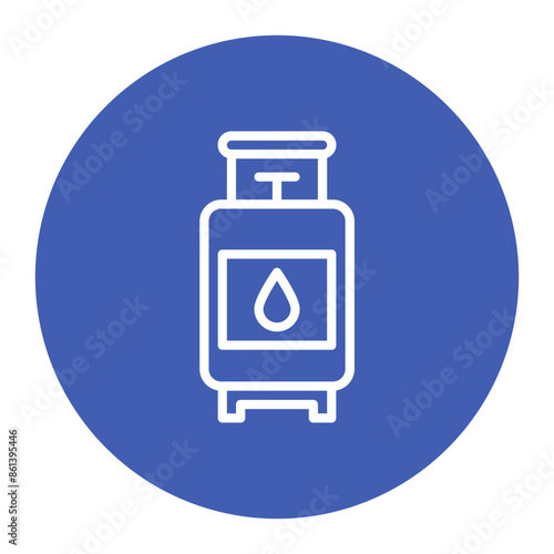 Propane icon vector image. Can be used for Raw Metrial.