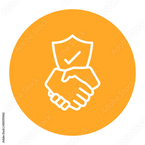 Trust icon vector image. Can be used for Inheritance.