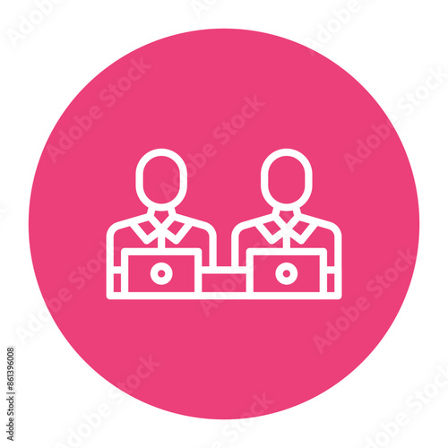 Colleagues icon vector image. Can be used for Social Relationship.