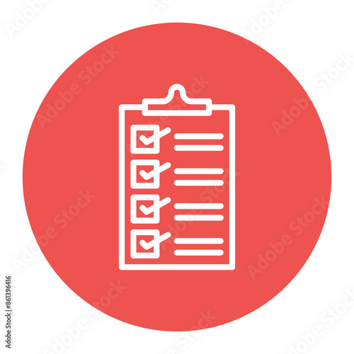 Checklist icon vector image. Can be used for Compilance and Regulation.