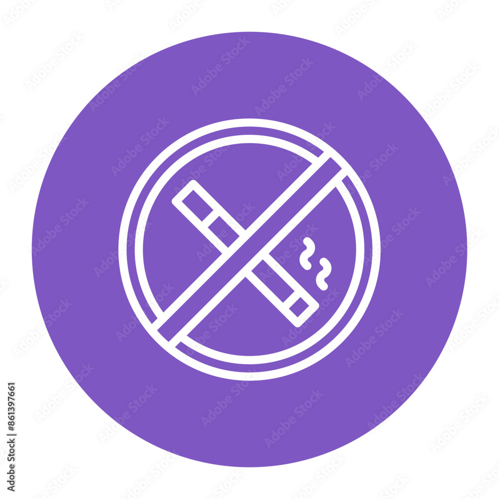 Smoking Ban icon vector image. Can be used for Smoking. Smoking Ban icon vector image. Can be used for Smoking.