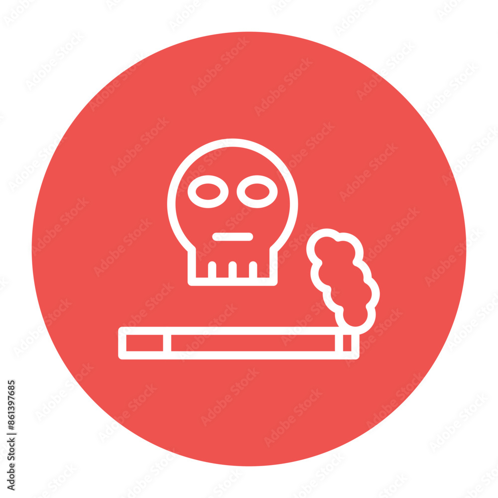 Smoking Dangers icon vector image. Can be used for Smoking. Smoking Dangers icon vector image. Can be used for Smoking.