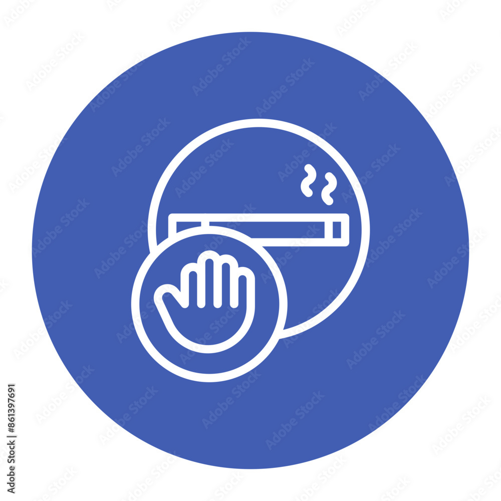 Smoking Cessation icon vector image. Can be used for Smoking. Smoking Cessation icon vector image. Can be used for Smoking.