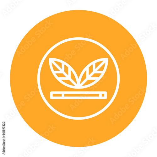 Tobacco icon vector image. Can be used for Smoking.