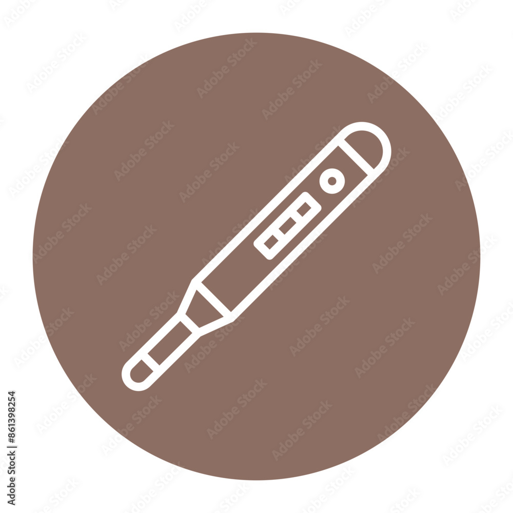 Thermometer icon vector image. Can be used for Medical Tests. Thermometer icon vector image. Can be used for Medical Tests.