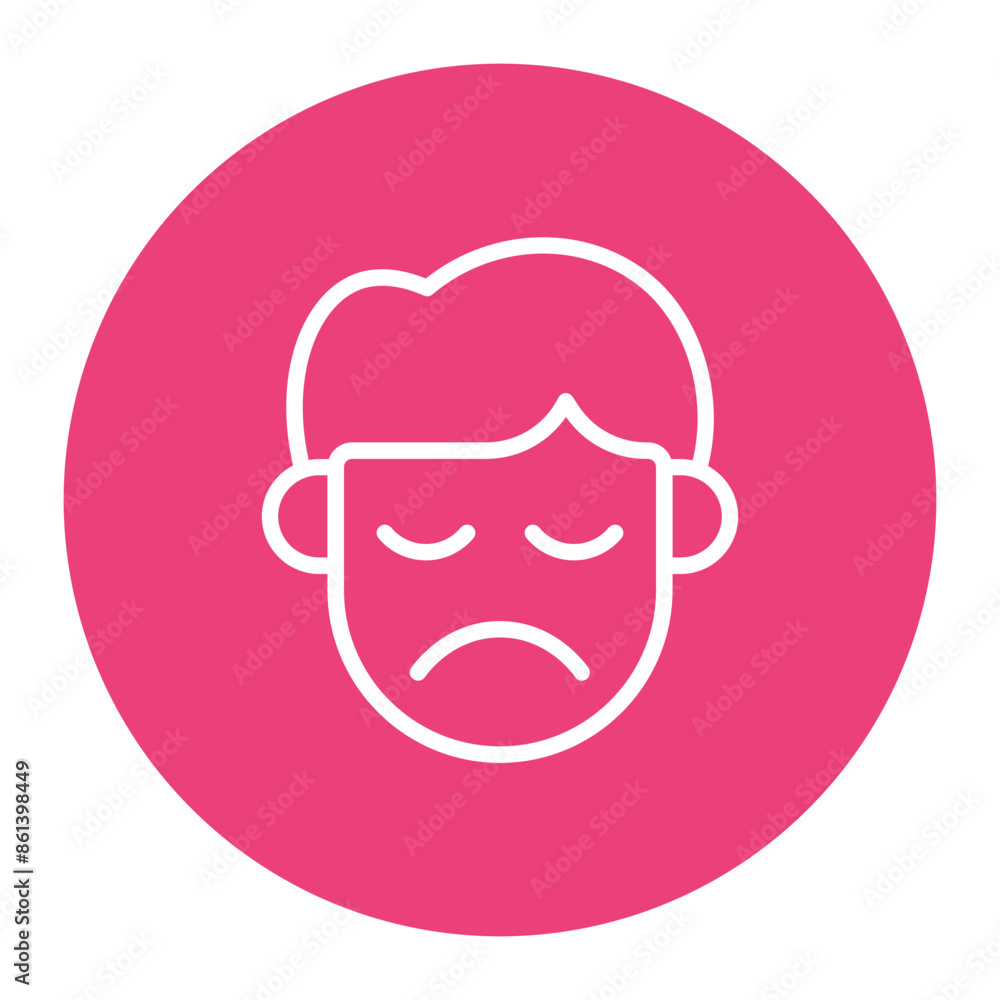 Guilty icon vector image. Can be used for Human Emotions. Guilty icon vector image. Can be used for Human Emotions.