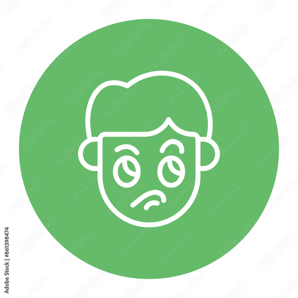 Jealous icon vector image. Can be used for Human Emotions. Jealous icon vector image. Can be used for Human Emotions.