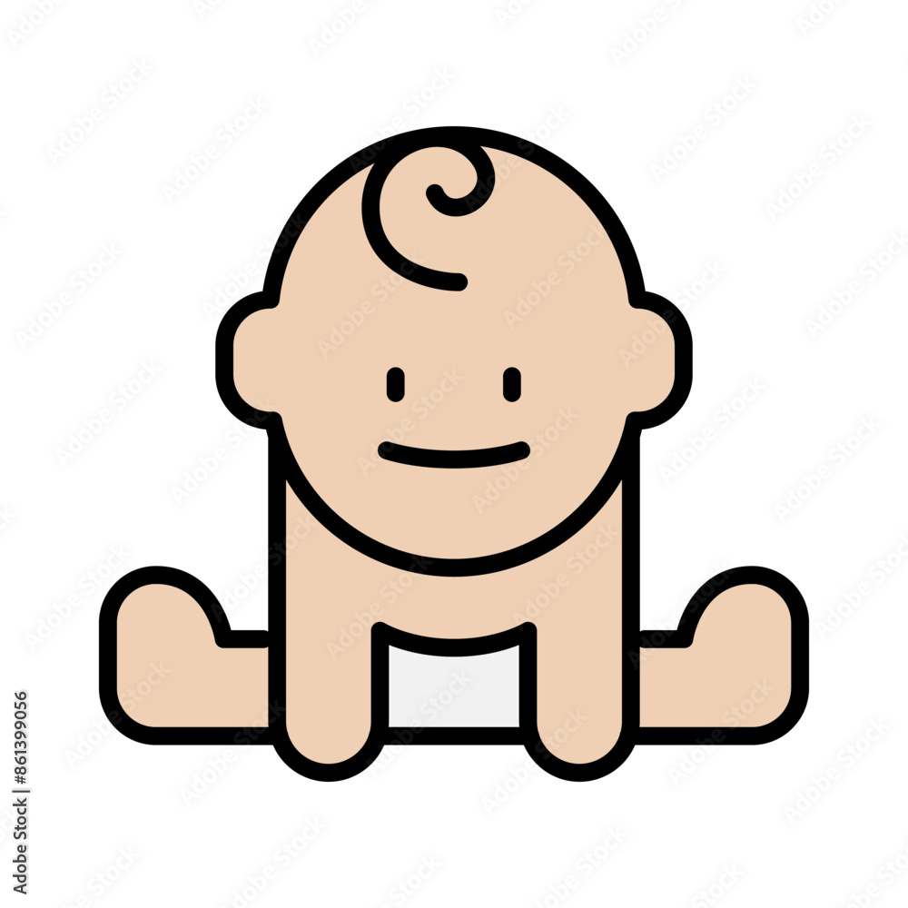 Obraz premium Baby icon