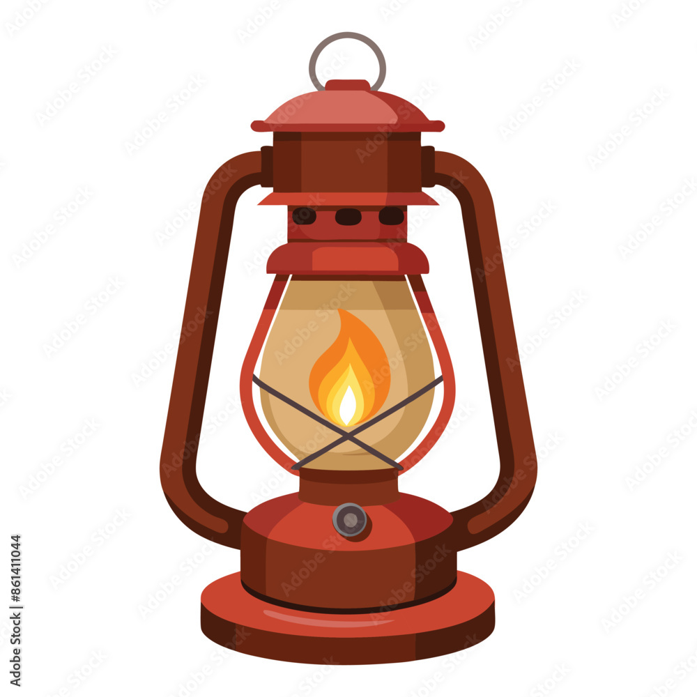 old oil lamp isolated on white old oil lamp isolated on white