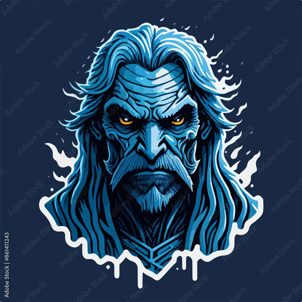 A menacing white walker, an icy demon warrior, stands amid swirling frost. Its glowing blue eyes pierce the frigid air, and icy armor gleams in the moonlight. A menacing white walker, an icy demon warrior, stands amid swirling frost. Its glowing blue eyes pierce the frigid air, and icy armor gleams in the moonlight.