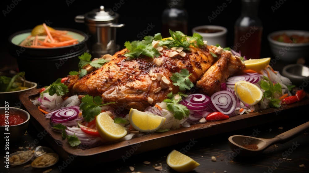 grilled chicken with vegetables grilled chicken with vegetables
