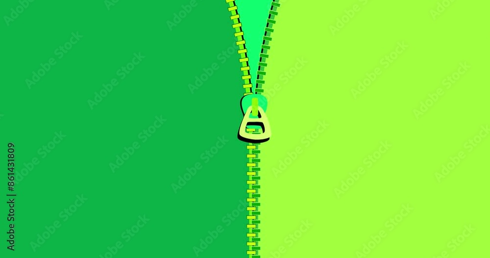 Zipper transition fastener wipe vertical green isolated background. Cartoon animation preset good for any use. Motion design element. Business, ecology, art, education, science, fashion, etc...
Zipper transition fastener wipe vertical green isolated background. Cartoon animation preset good for any use. Motion design element. Business, ecology, art, education, science, fashion, etc...